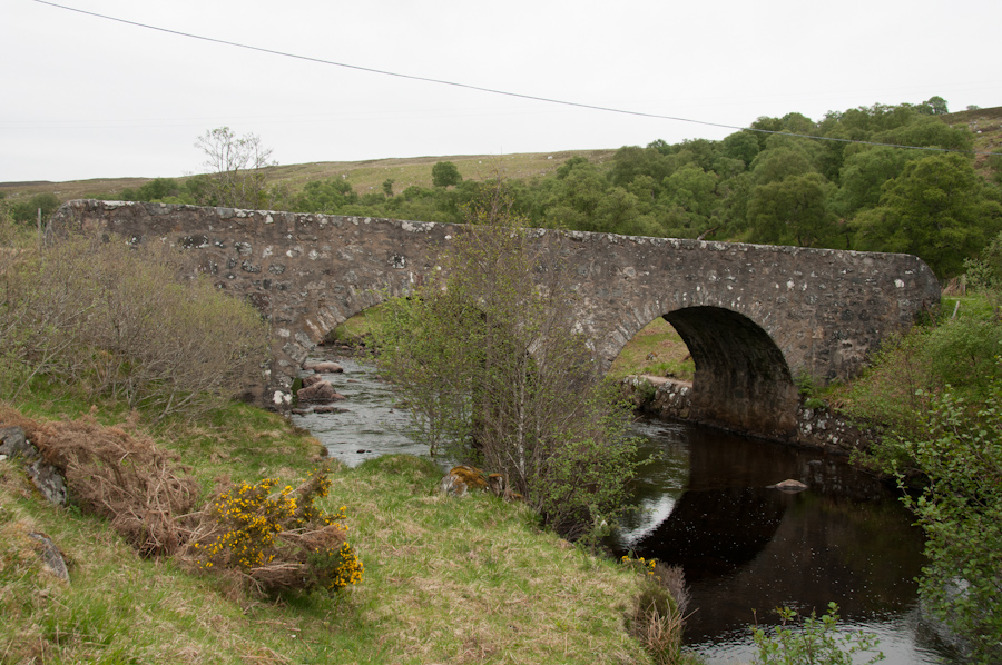 Dalreavoch Bridge over River Brora